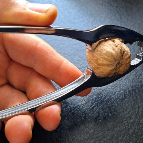 Diótörő, mogyorótörő rozsdamentes 1db